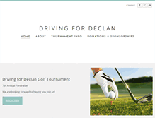 Tablet Screenshot of drivingfordeclan.com
